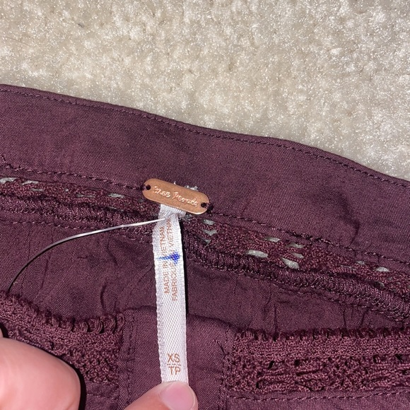 NWOT Free People Off the Shoulder Top - Picture 3 of 4